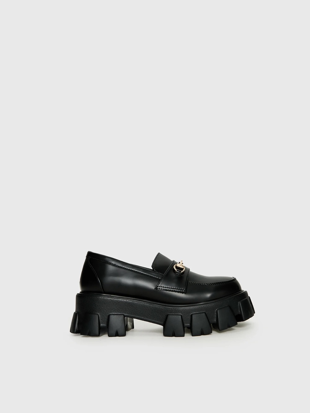 Princess Polly Penny Lane Loafers - Black